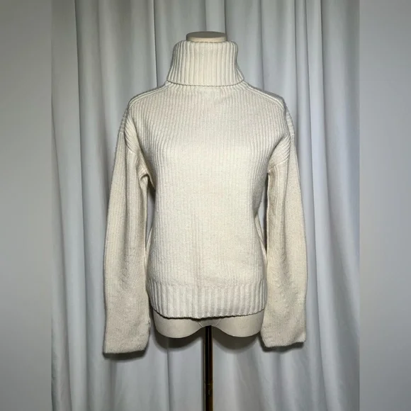 Veronica Beard Ecru Matilda Wool Cashmere Sweater | XS - Picture 6 of 13